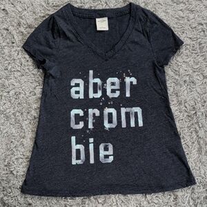 Abercrombie Black Graphic Tee